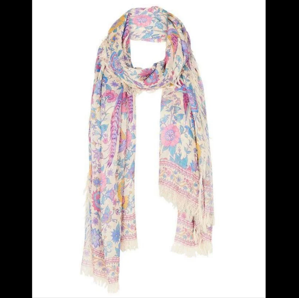 New spell designs lovebird vintage travel scarf love bird chamomile one size os
